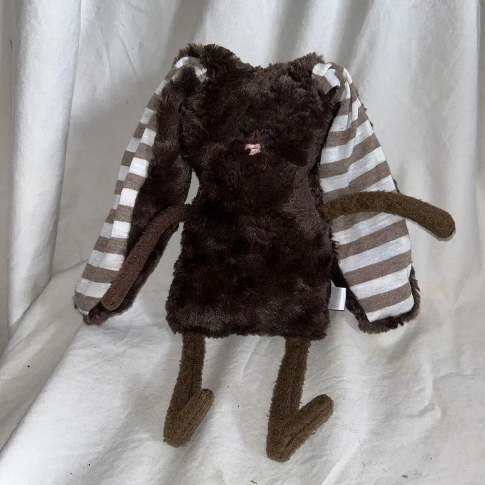 Mila's Zoo Extremely Rare Brown Rabbit‎ Bunny Plush Stuffed Animal P4